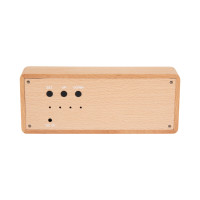 Digitálne hodiny Karlsson Solid Wood Engraved KA6024WD, 8cm